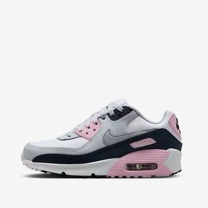 Nike Air Max 90 White, Black & Pink Foam Shoes- Size 7.5 WOMEN